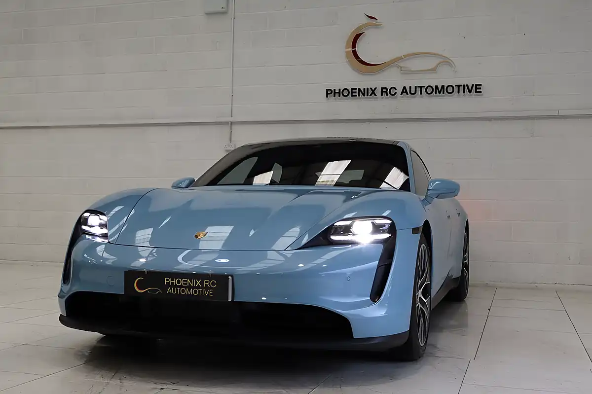 Used 2020 Porsche Taycan Performance Plus 4S Blue - Interior and Exterior details 5