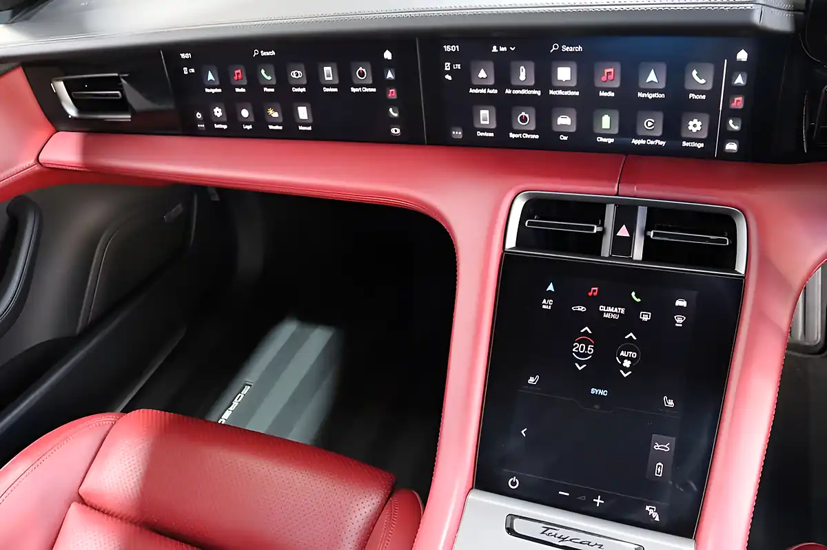 Used 2020 Porsche Taycan Performance Plus 4S Silver - Interior and Exterior details 13