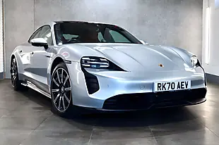 Used 2020 Porsche Taycan Performance Plus 4S Silver - Interior and Exterior details 5