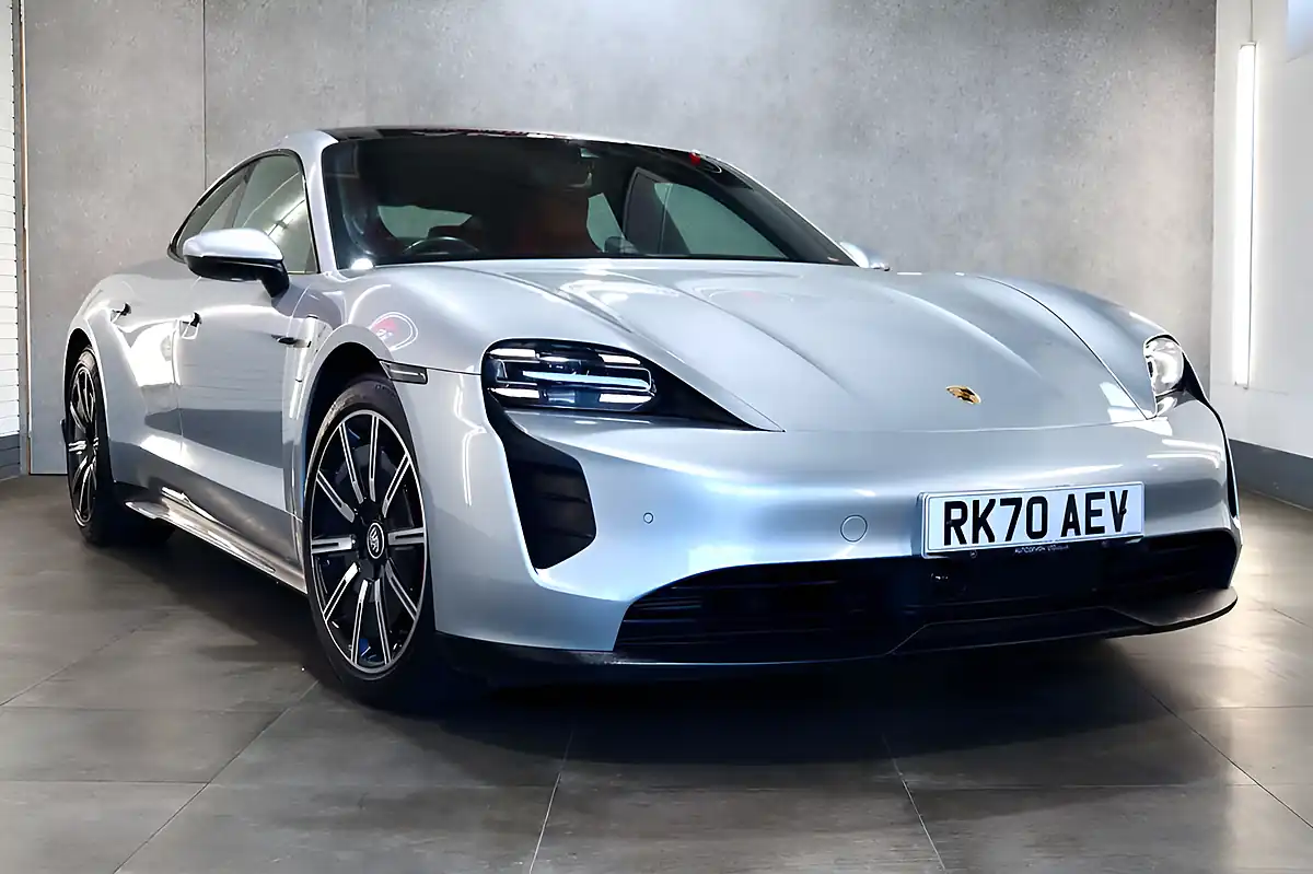 Used 2020 Porsche Taycan Performance Plus 4S Silver - Interior and Exterior details 5