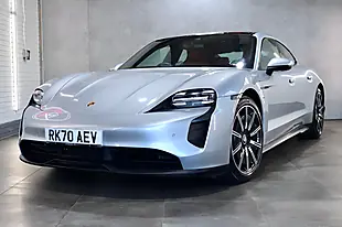 Used 2020 Porsche Taycan Performance Plus 4S Silver - Interior and Exterior details 7
