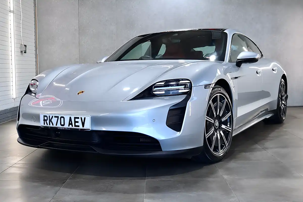 Used 2020 Porsche Taycan Performance Plus 4S Silver - Interior and Exterior details 7
