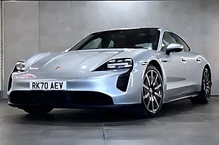 Used 2020 Porsche Taycan Performance Plus 4S Silver - Interior and Exterior details 9