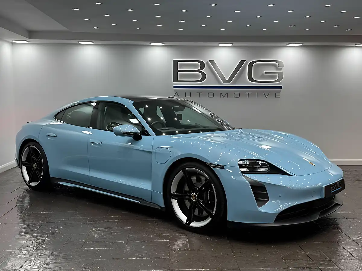 Used 2020 Porsche Taycan Performance Plus Blue - Front View