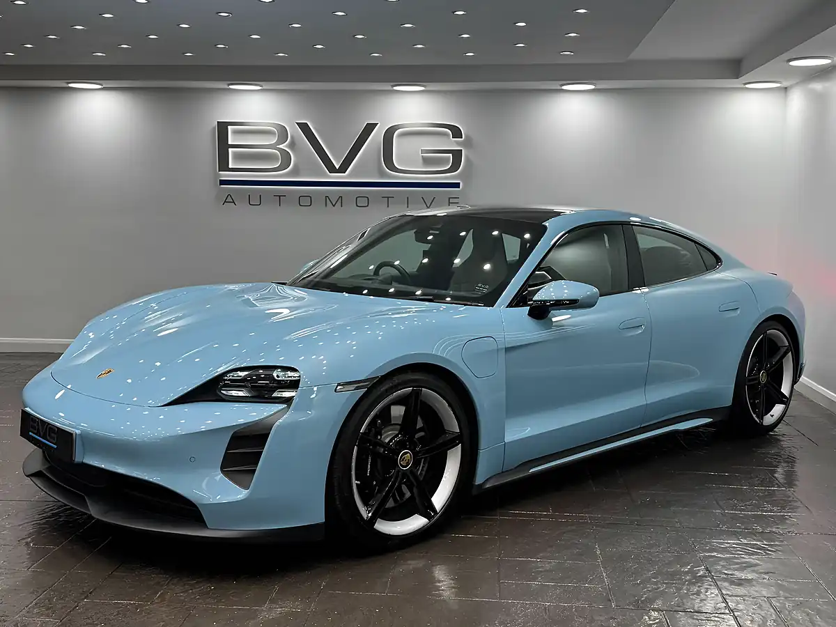 Used 2020 Porsche Taycan Performance Plus Blue - Interior and Exterior details 5