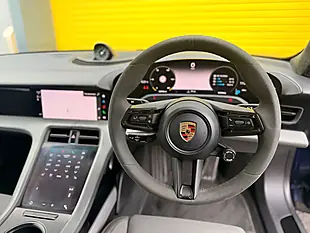 Used 2020 Porsche Taycan Performance Plus Gentian Blue Metallic - Interior and Exterior details 2