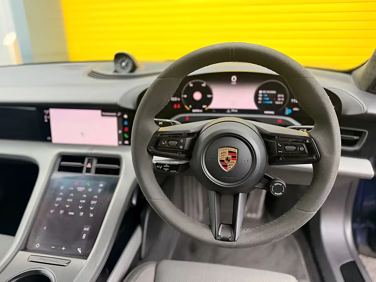 Used 2020 Porsche Taycan Performance Plus Gentian Blue Metallic - Interior and Exterior details 2