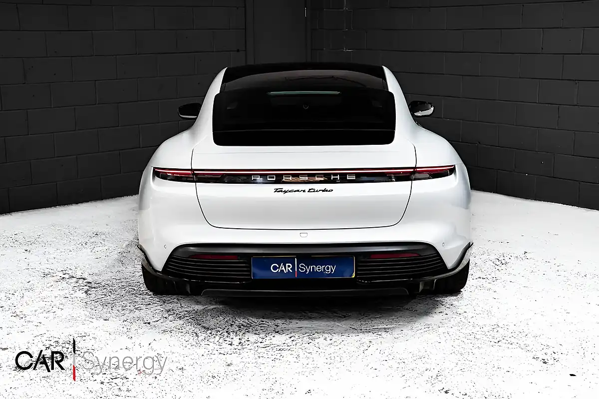 Used 2020 Porsche Taycan Performance Plus White - Interior and Exterior details 5
