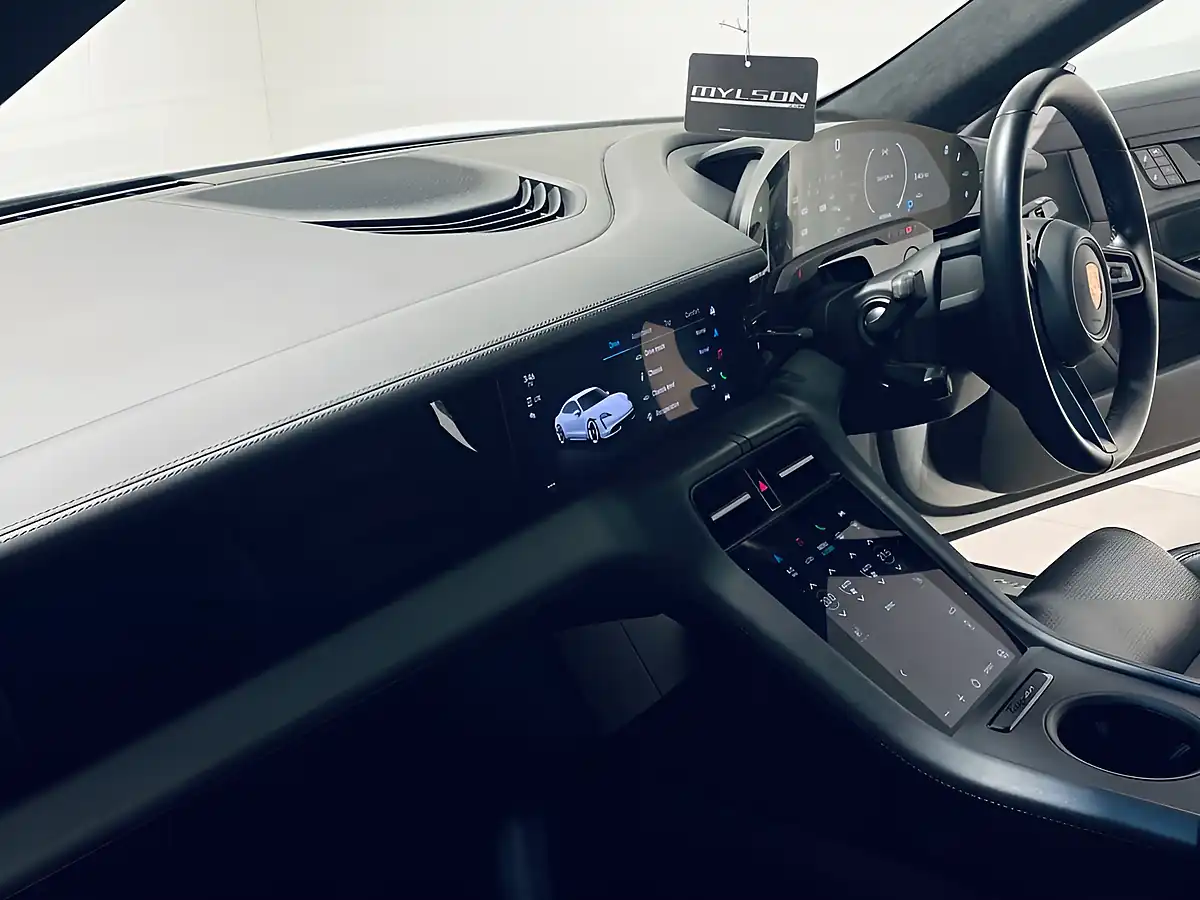 Used 2020 Porsche Taycan Performance Plus White - Interior and Exterior details 5