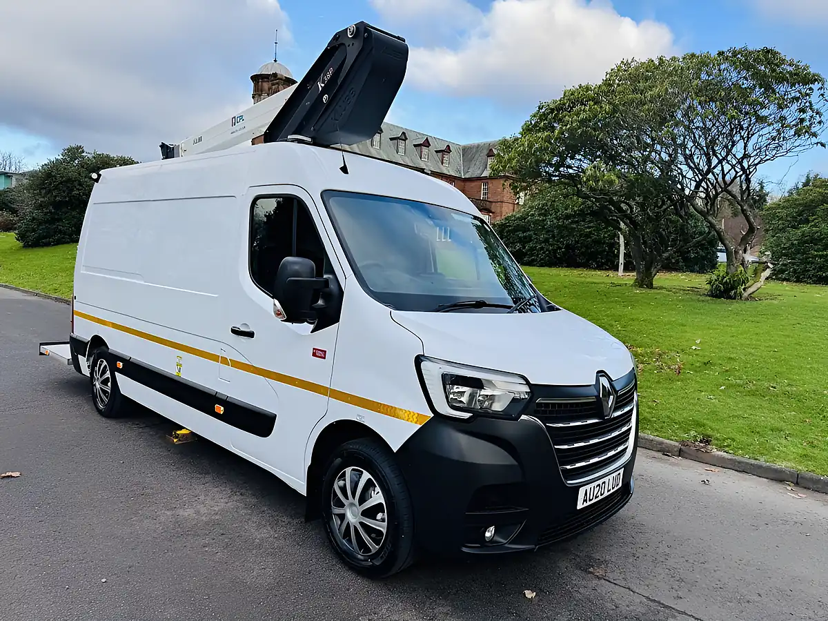 Used 2020 Renault Master Access Platform Cherry Picker White - Front View