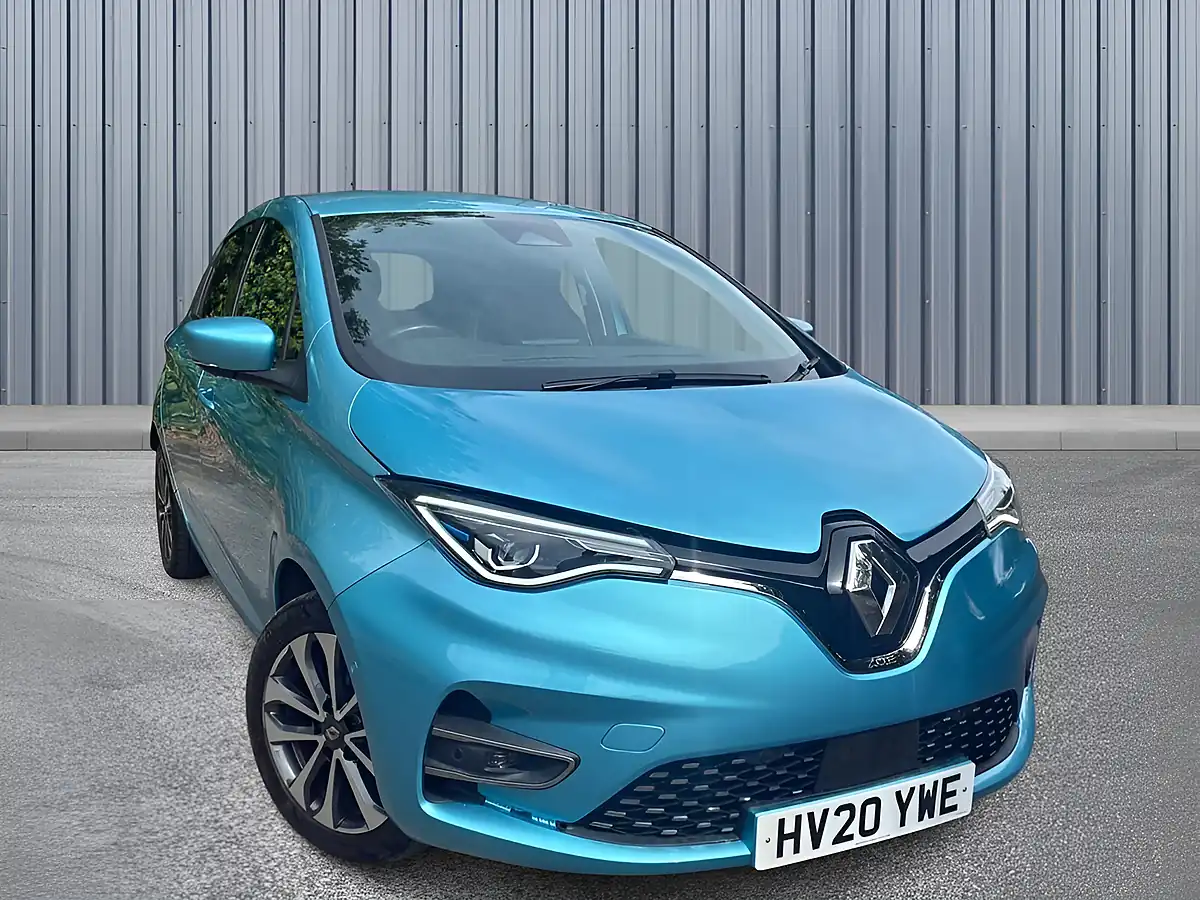 Used 2020 Renault Zoe GT Line Blue - Front View