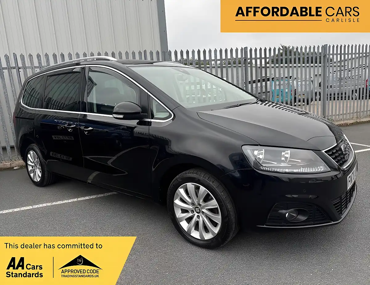 Used 2020 SEAT Alhambra Se 7 Seater Black - Front View