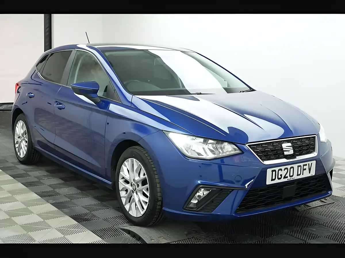 Used 2020 SEAT Ibiza Se Technology Mystery Blue - Front View