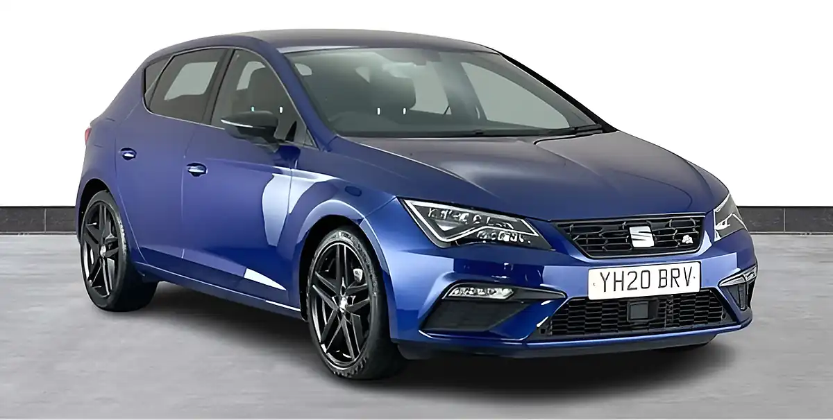 Used 2020 SEAT Leon Fr Black Edition Blue - Front View