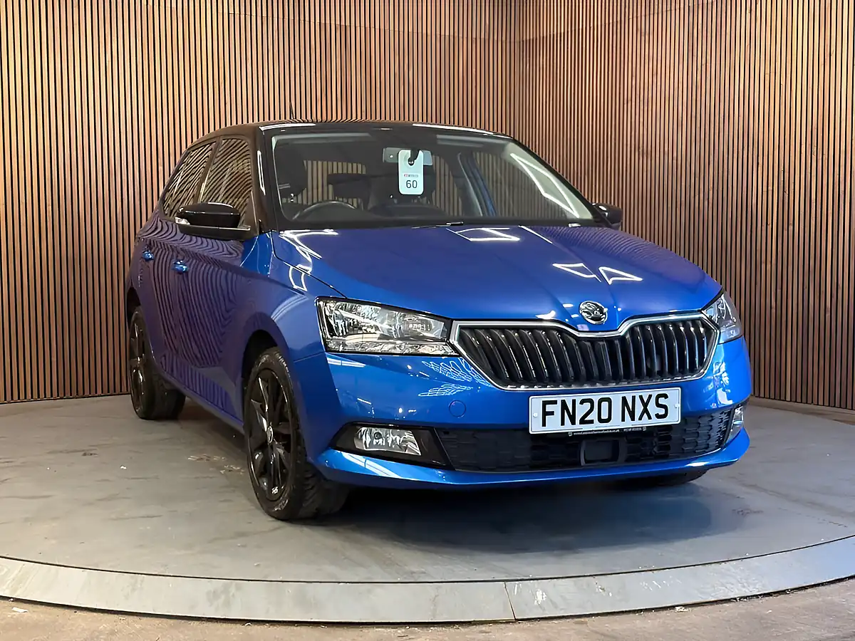 Used 2020 Skoda Fabia Colour Edition Blue - Front View
