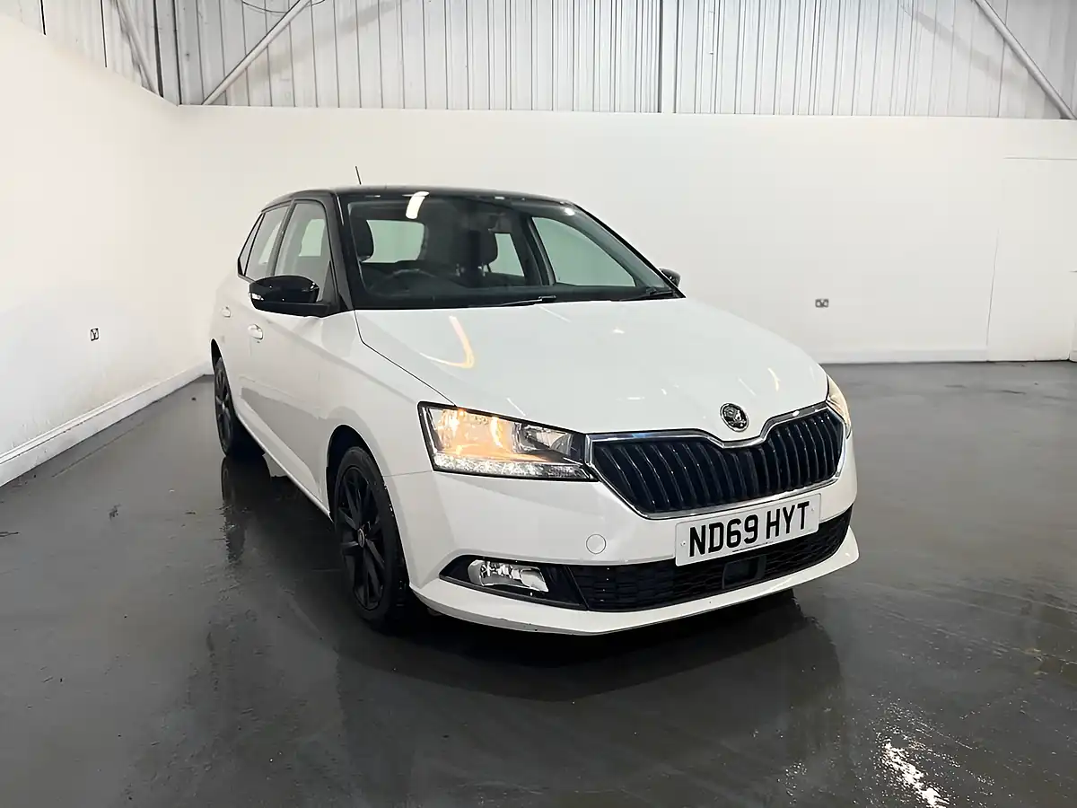 Used 2020 Skoda Fabia Colour Edition White - Front View