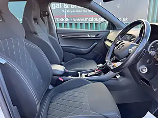 Used 2020 Skoda Karoq Sportline White - Interior and Exterior details 17