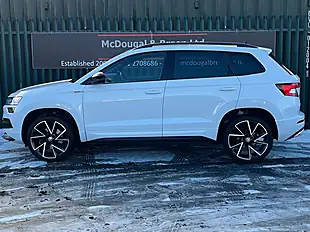 Used 2020 Skoda Karoq Sportline White - Interior and Exterior details 2