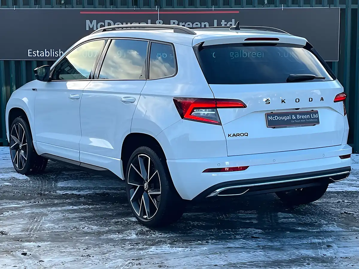 Used 2020 Skoda Karoq Sportline White - Interior and Exterior details 3