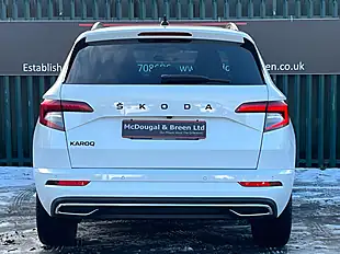 Used 2020 Skoda Karoq Sportline White - Interior and Exterior details 4