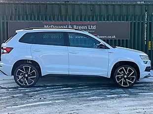 Used 2020 Skoda Karoq Sportline White - Interior and Exterior details 7