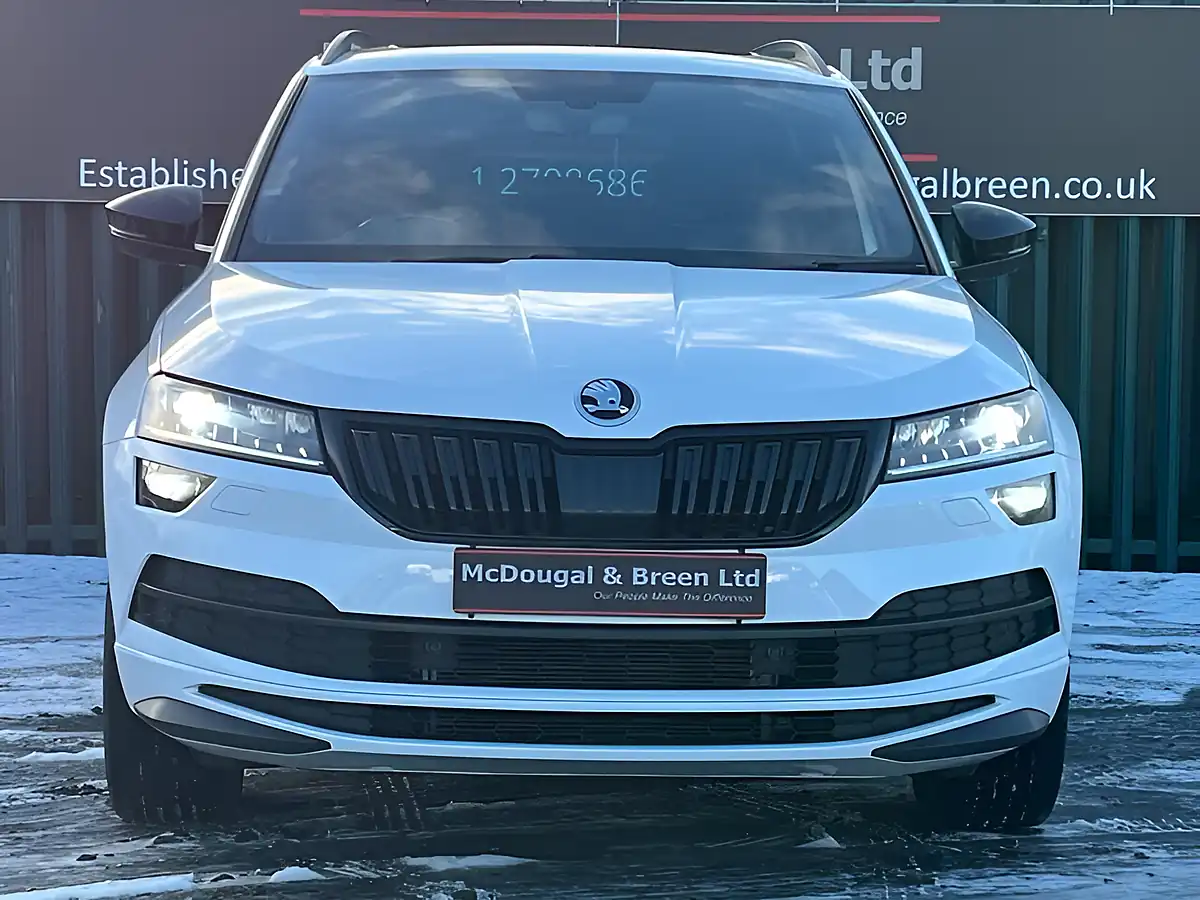 Used 2020 Skoda Karoq Sportline White - Interior and Exterior details 9