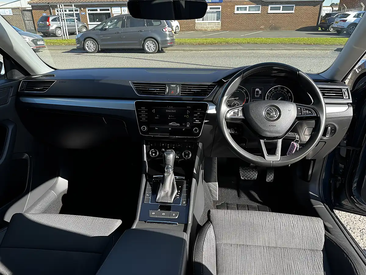 Used 2020 Skoda Superb Se Petrol Blue Metallic - Interior and Exterior details 2