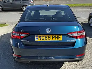 Used 2020 Skoda Superb Se Petrol Blue Metallic - Interior and Exterior details 7