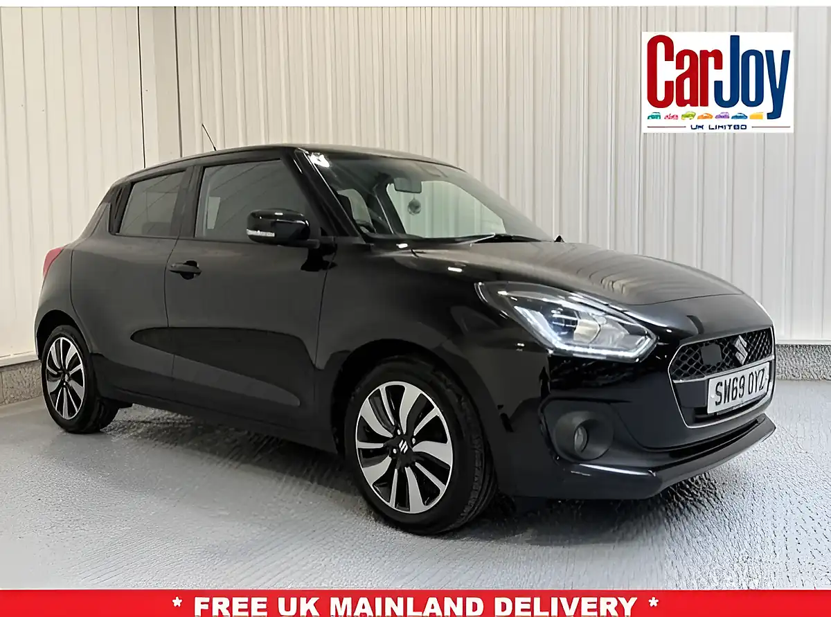 Used 2020 Suzuki Swift SZ5 Super Black Pearl - Front View