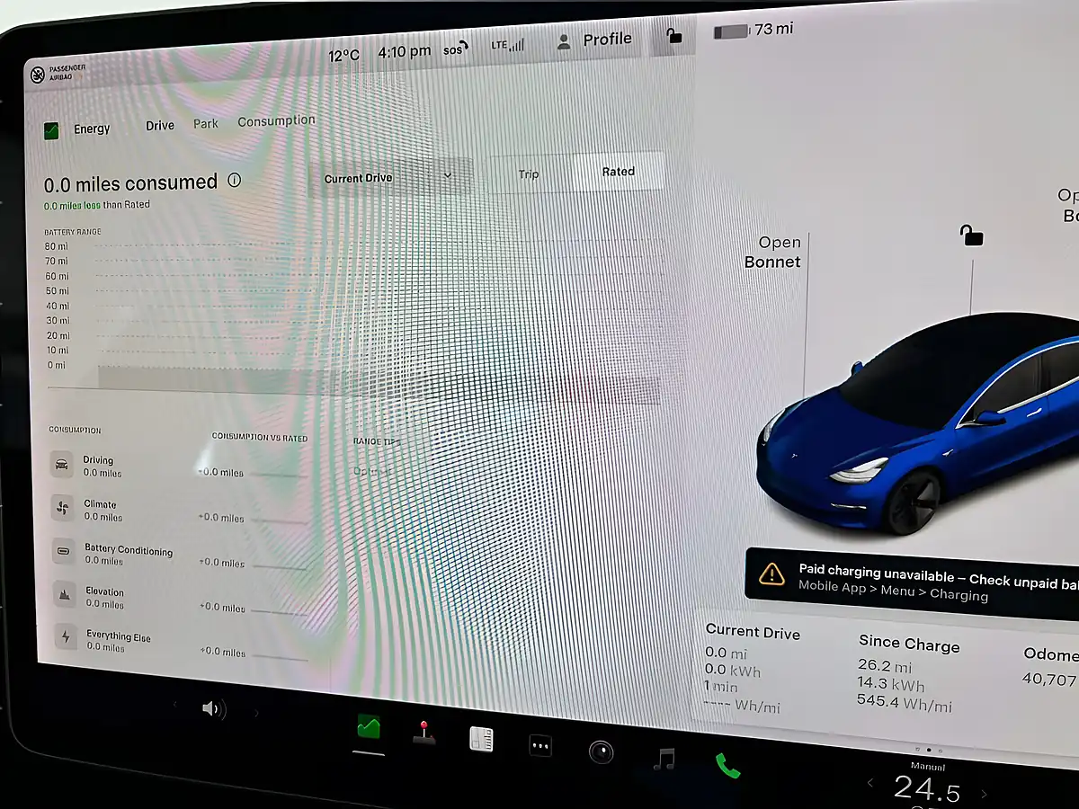 Used 2020 Tesla Model 3 Long Range Blue - Interior and Exterior details 18