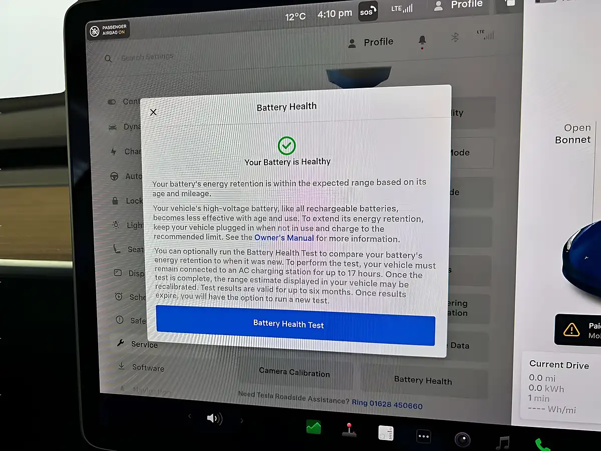 Used 2020 Tesla Model 3 Long Range Blue - Interior and Exterior details 20