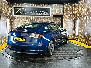 Used 2020 Tesla Model 3 Long Range Blue - Interior and Exterior details 11