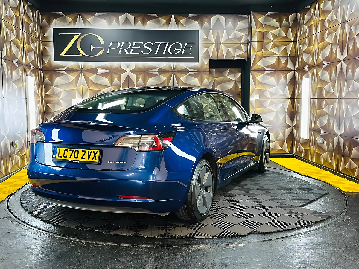 Used 2020 Tesla Model 3 Long Range Blue - Interior and Exterior details 11