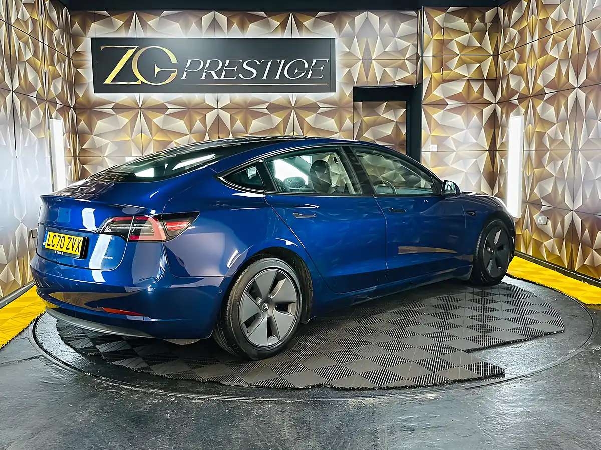 Used 2020 Tesla Model 3 Long Range Blue - Interior and Exterior details 16