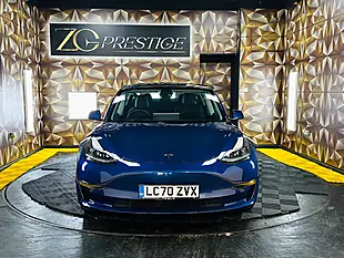 Used 2020 Tesla Model 3 Long Range Blue - Interior and Exterior details 3