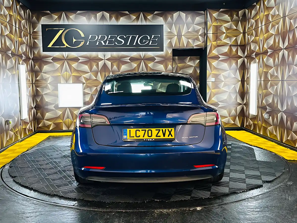 Used 2020 Tesla Model 3 Long Range Blue - Interior and Exterior details 5