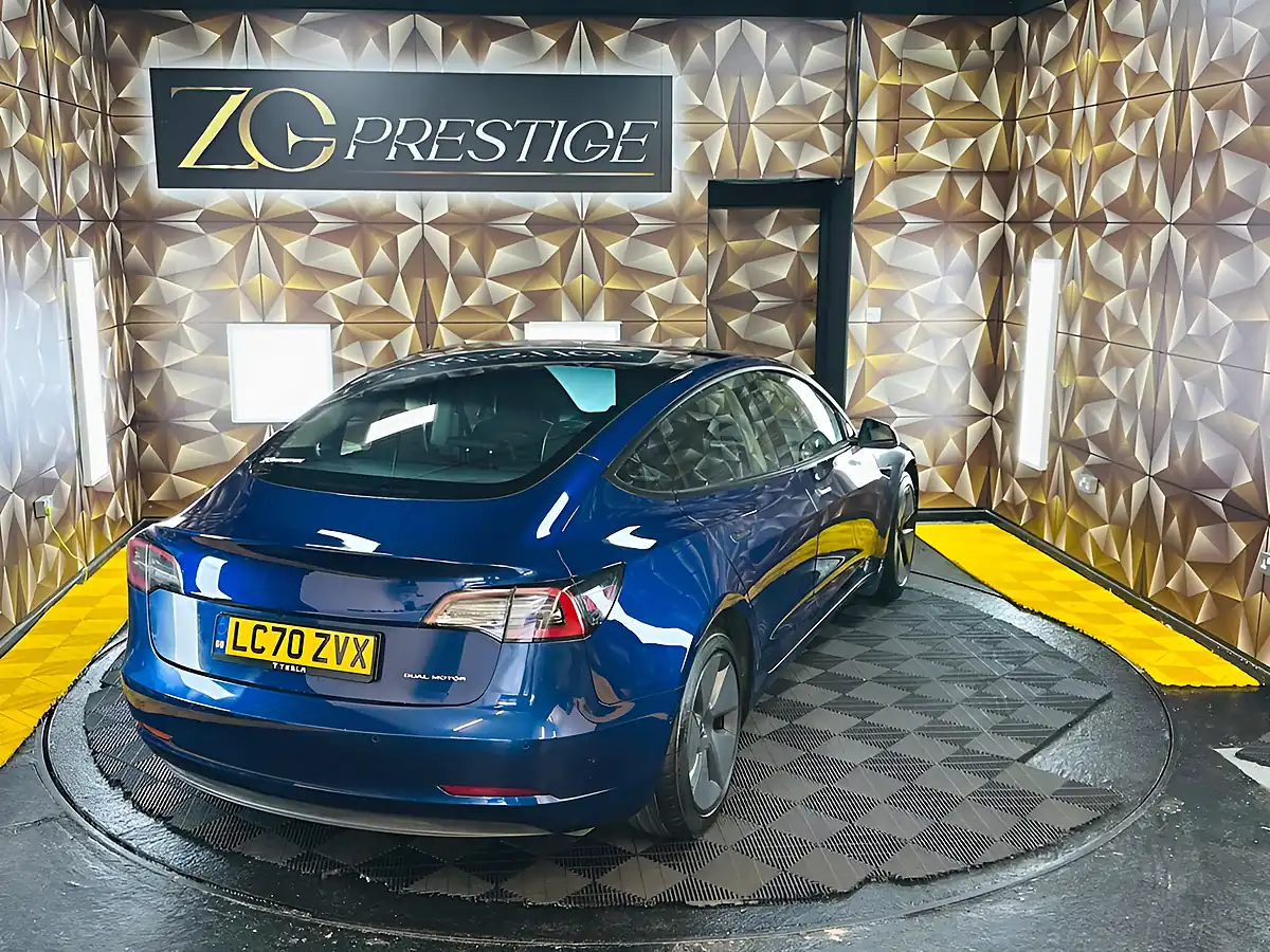 Used 2020 Tesla Model 3 Long Range Blue - Interior and Exterior details 7