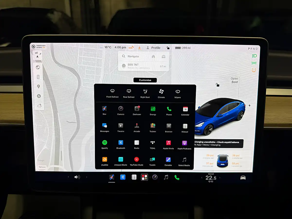 Used 2020 Tesla Model 3 Long Range Blue - Interior and Exterior details 19