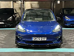 Used 2020 Tesla Model 3 Long Range Blue - Interior and Exterior details 4