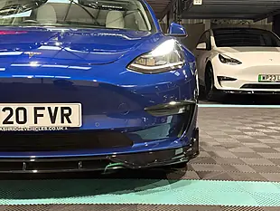 Used 2020 Tesla Model 3 Long Range Blue - Interior and Exterior details 11