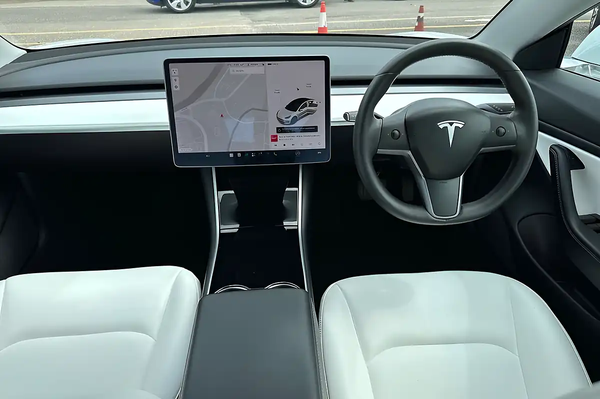 Used 2020 Tesla Model 3 Long Range Multi Coat Pearlescent White - Interior and Exterior details 11