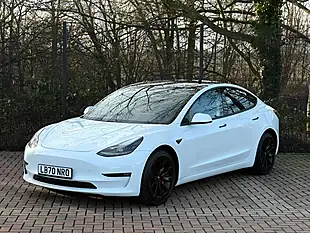 Used 2020 Tesla Model 3 Long Range White - Interior and Exterior details 5