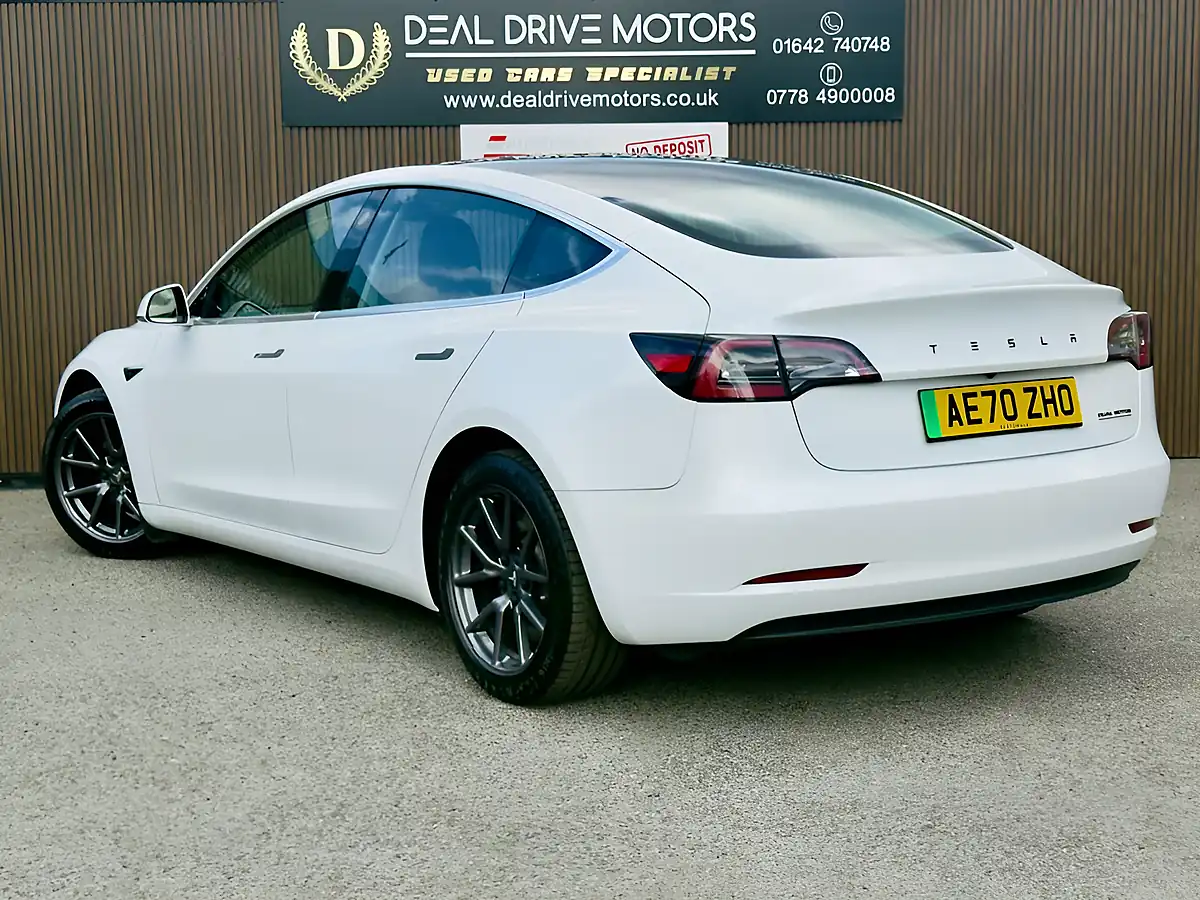Used 2020 Tesla Model 3 Long Range White - Interior and Exterior details 5