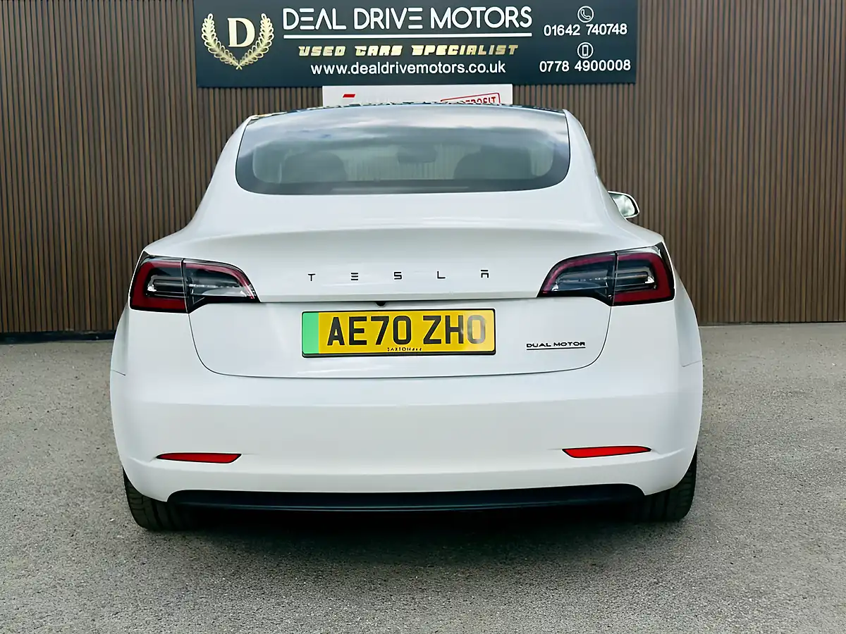 Used 2020 Tesla Model 3 Long Range White - Interior and Exterior details 6