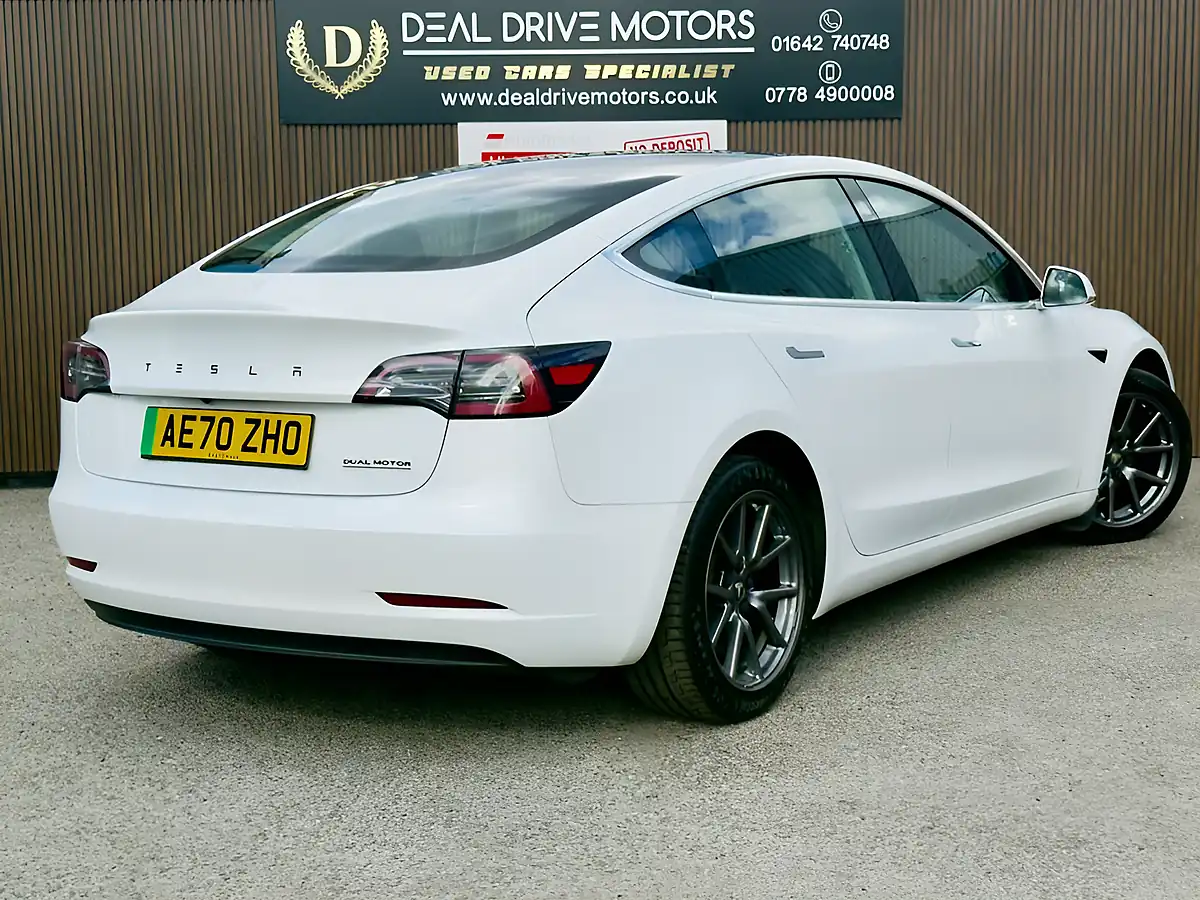 Used 2020 Tesla Model 3 Long Range White - Interior and Exterior details 7