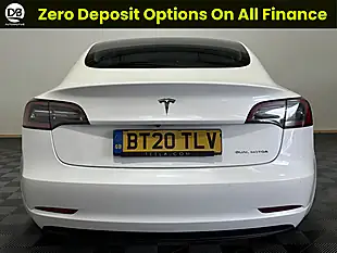 Used 2020 Tesla Model 3 Long Range White - Interior and Exterior details 11