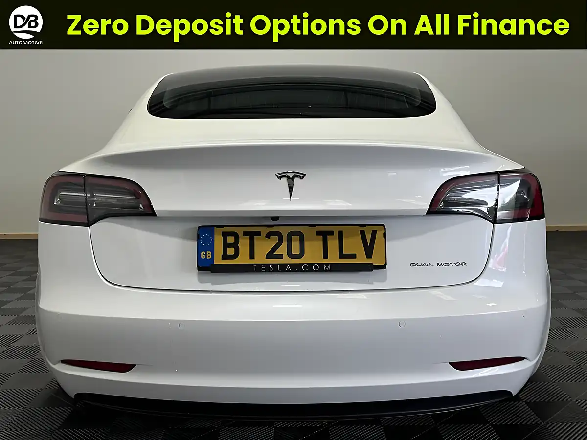 Used 2020 Tesla Model 3 Long Range White - Interior and Exterior details 11