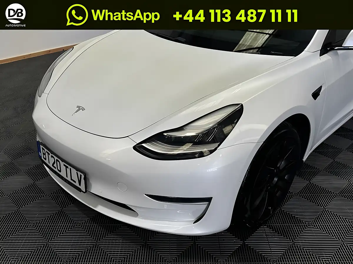 Used 2020 Tesla Model 3 Long Range White - Interior and Exterior details 13