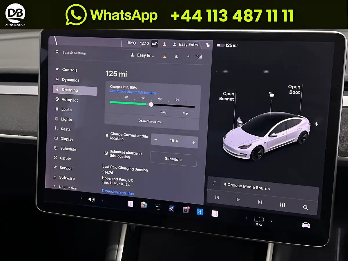 Used 2020 Tesla Model 3 Long Range White - Interior and Exterior details 16