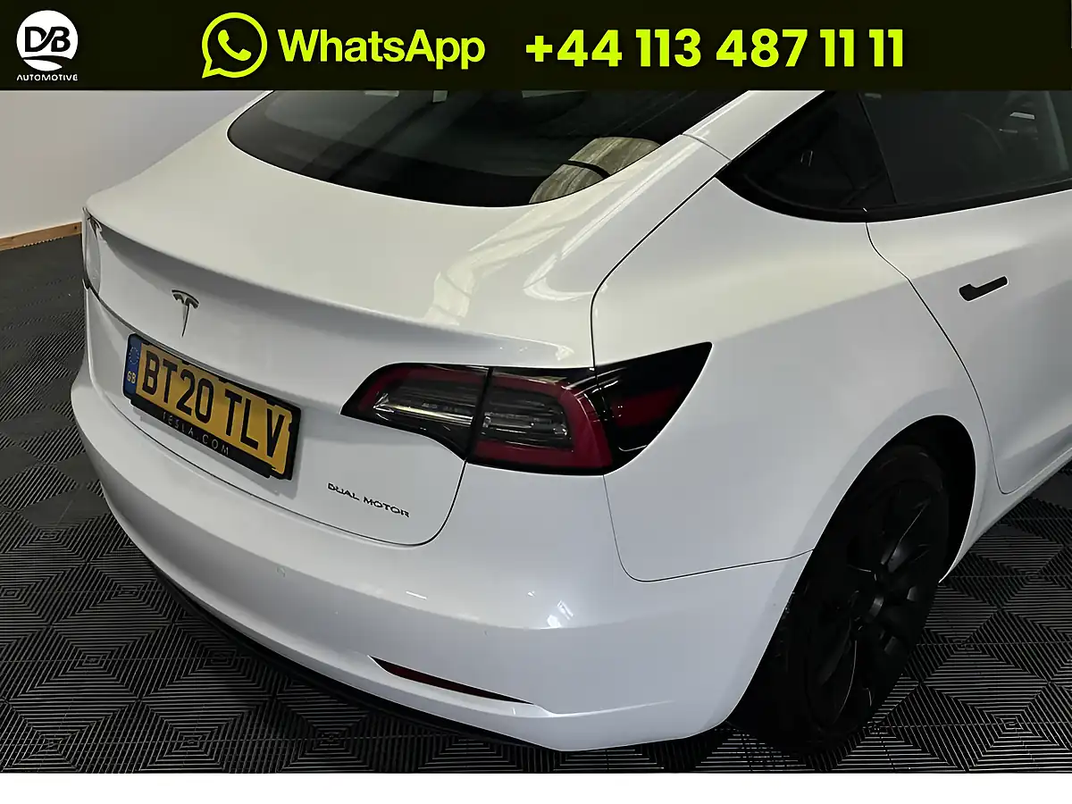 Used 2020 Tesla Model 3 Long Range White - Interior and Exterior details 5